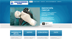 Desktop Screenshot of endoscopia-cancun.com